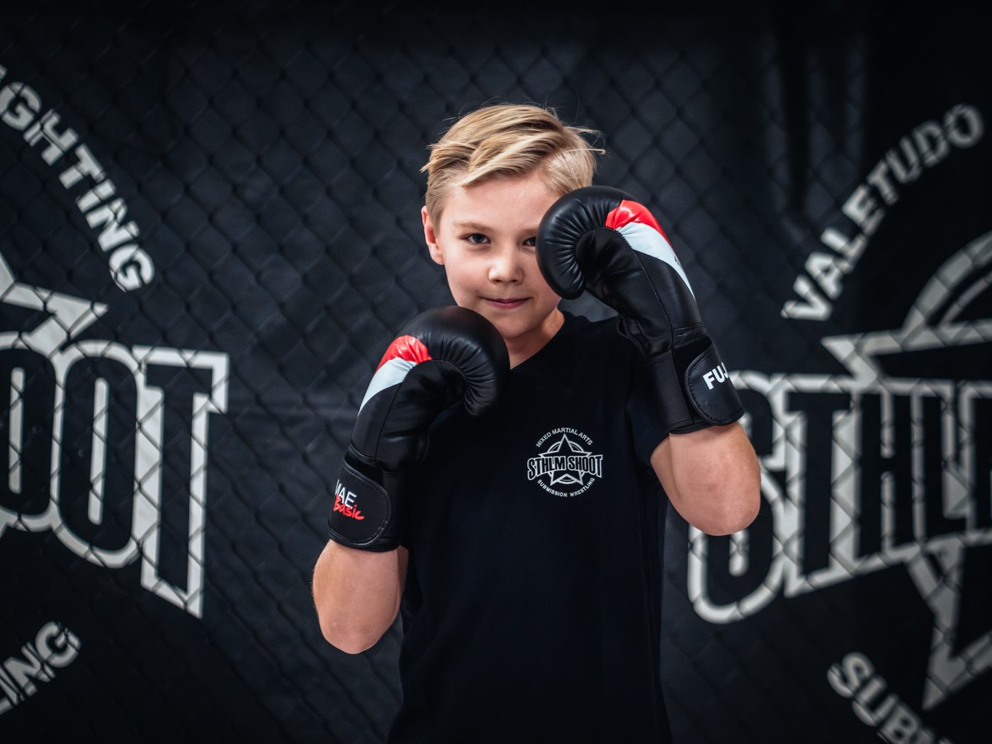 Barn tränar kampsport på Nexus Stockholm i Bromma